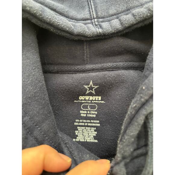 NFL Dallas Cowboys Unisex Zip Up Hoodie Size L - Picture 3 of 4